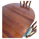 LR-  Cherry Dining Table with 4 Chairs