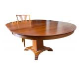 LR-  Cherry Dining Table with 4 Chairs