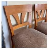 K - Set of Three Cherry Bar Stools