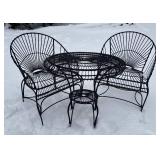 O - Bistro Set with Table and Two Chairs