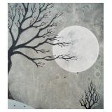 U - Pair of Moonlit Landscape Framed Prints