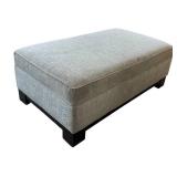 LR - Jonathan Louis Light Sage Green Storage Ottoman