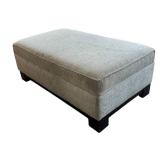 LR - Jonathan Louis Light Sage Green Storage Ottoman