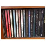 LR - Wooden CD Shelf with Collection of CD's