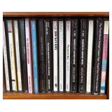 LR - Wooden CD Shelf with Collection of CD's