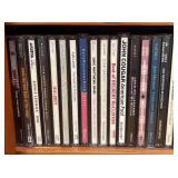 LR - Wooden CD Shelf with Collection of CD's