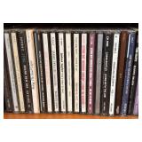 LR - Wooden CD Shelf with Collection of CD's