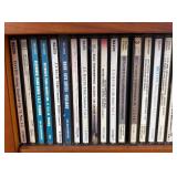 LR - Wooden CD Shelf with Collection of CD's