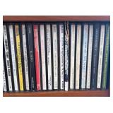 LR - Wooden CD Shelf with Collection of CD's