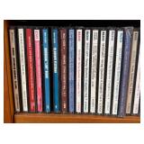 LR - Wooden CD Shelf with Collection of CD's