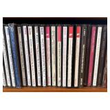 LR - Wooden CD Shelf with Collection of CD's