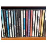 LR - Wooden CD Shelf with Collection of CD's