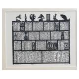 U - Eli Helman 'Bookshelf #6' - Limited Edition Print