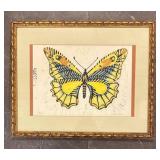 LL - Limited Edition Batik Butterfly Print by NC Anderson