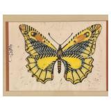LL - Limited Edition Batik Butterfly Print by NC Anderson