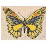 LL - Limited Edition Batik Butterfly Print by NC Anderson