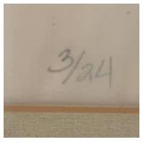 LL - Limited Edition Batik Butterfly Print by NC Anderson