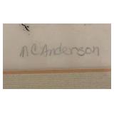 LL - Limited Edition Batik Butterfly Print by NC Anderson