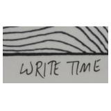U - Eli Helman 'Write Time' Limited Edition Print