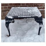O - Wrought Iron Patio Accent Table