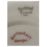 K - Vintage Haviland Limoges Cremes, Cups & Saucers