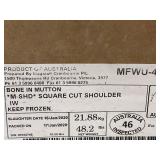 C - Wagstaff Bone-In Lamb Shoulder - Square Cut (Approx 8 lb portions) - Product of Australia