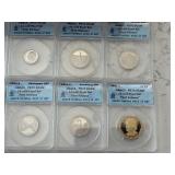 2011-S 14 Coin Proof Set First Release ANACS PR70 Deep Cameo