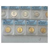2011-S 14 Coin Proof Set First Release ANACS PR70 Deep Cameo
