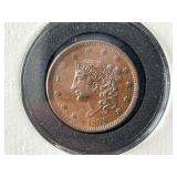 1838 Coronet Head Cent Uncirculated