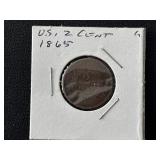 1865 Two Cent Plain 5