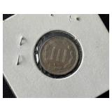 1867 Three Cent Nickel