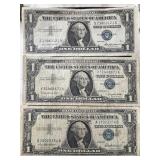 1957 Blue Seal $1 Dollar Silver Certificates