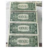 1935 and 1957 Blue Seal $1 Dollar Silver Certificates