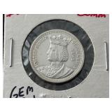 1893 Isabella Commemorative Silver Quarter Gem BU RARE Only 24,214 Minted