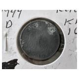 1944-D Third Reich 10 Reichspfennig