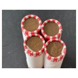 Lincoln Wheat Cent Rolls
