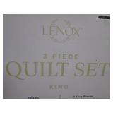 (EW2) Lenox 3-Piece King Size Quilt...