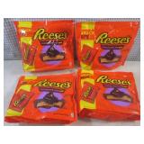 (B-1) 4 Bags of Snack Size Reeses C...