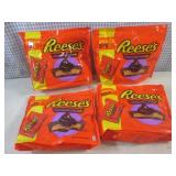 (B-1) 4 Bags of Snack Size Reeses C...