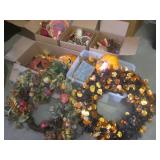 (EW6) Large Assortment of Fall Deco...