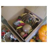 (EW6) Large Assortment of Fall Deco...