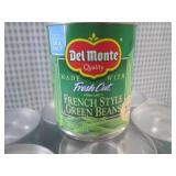 (B-3) 12 Cans of French Style Green...