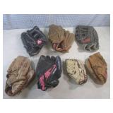 (EW3) Assorted Vintage Baseball Glo...