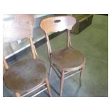 (RMC) 3 Vintage Wood Chairs...