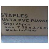 Case of 25 Clear Purses... Case of 25 Clear Purses...