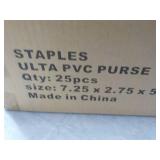 Case of 25 Clear Purses... Case of 25 Clear Purses...