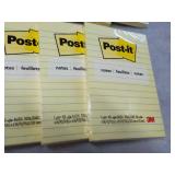 8 Post-It Pads 4 x 6'... 8 Post-It Pads 4 x 6'...