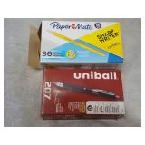 Paper Mat and Uniball Pens... Paper Mat and Uniball Pens...