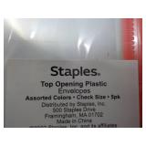 Staples Top Opening Plastic Envelop... Staples Top Opening Plastic Envelop...