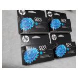 4 HP 923 Cyon Ink Cartridges... 4 HP 923 Cyon Ink Cartridges...
